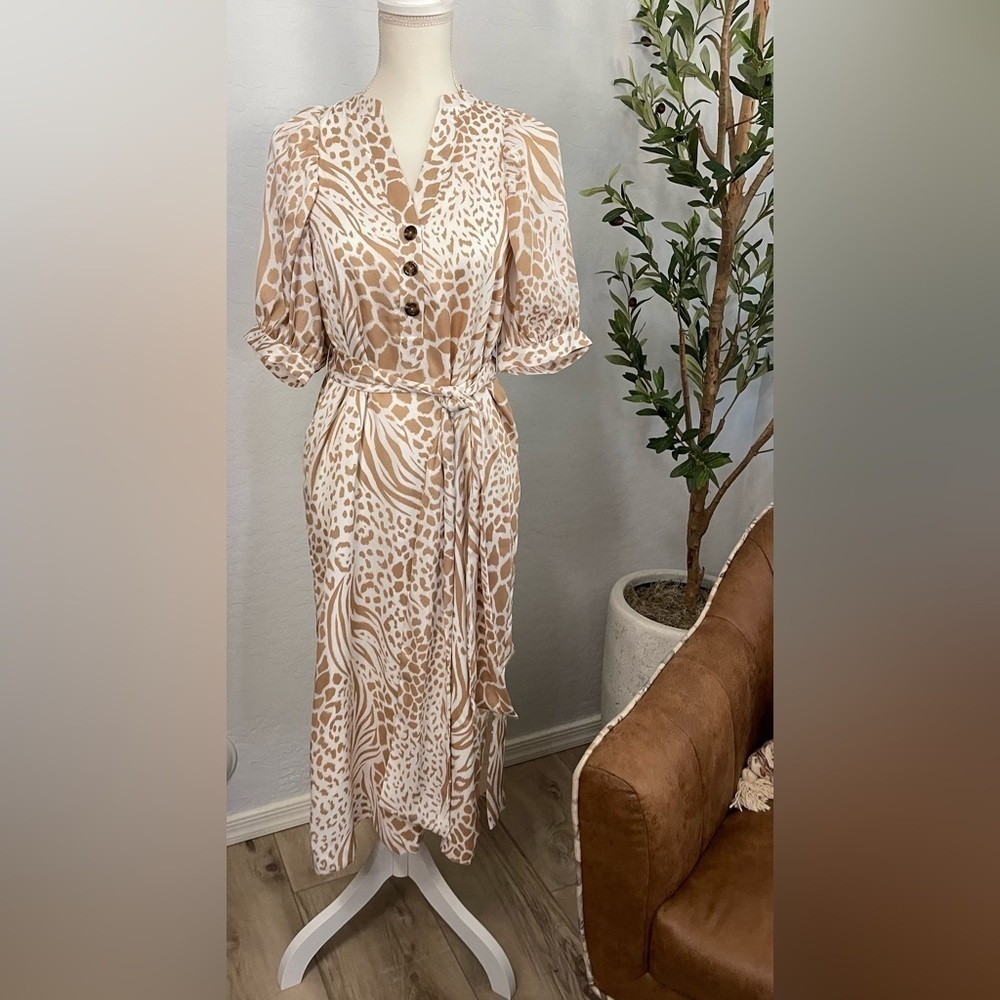 Anne Taylor Giraffe Print dress
